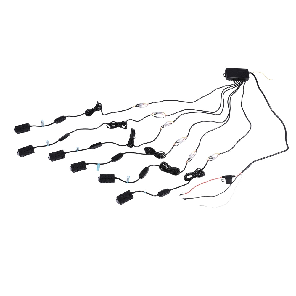 LED Grille Light Kit: Multi-Mode Dual-Color System