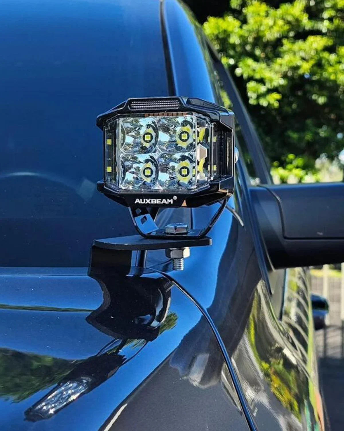 Auxbeam® 4 Inch Side Shooter LED Pod Lights Off Road Lights Amber