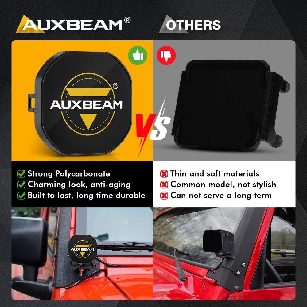 Auxbeam® 3 Inch LED Driving Light Black Cover Light Shield Cover