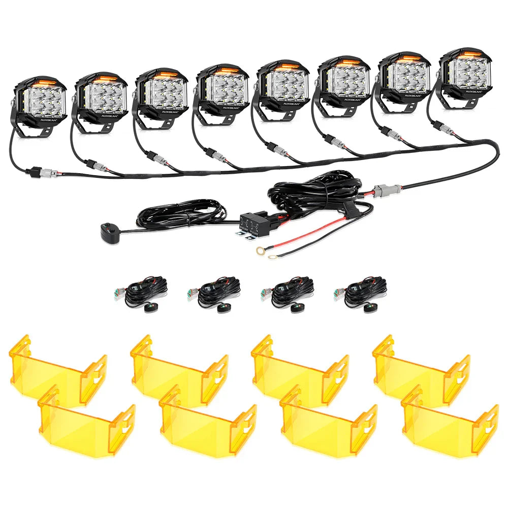 Auxbeam® 5 Inch Side Shooter LED Pod Lights Off Road Lights