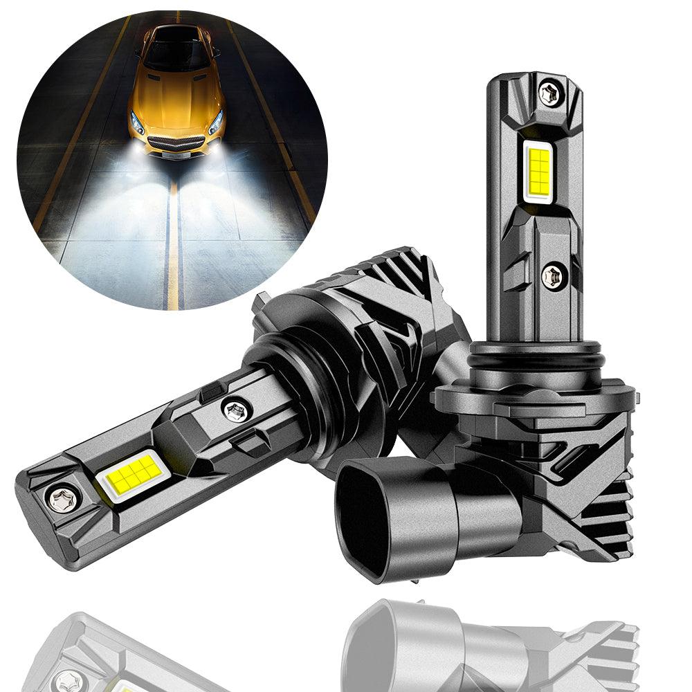 Auxbeam S3 Series CSP Replacement LED Headlight Bulbs Fan