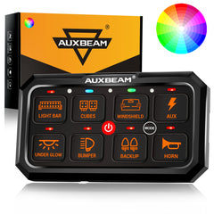 Amazon.com: Auxbeam 8 Gang Switch Panel BA80 + 4Pin Switch