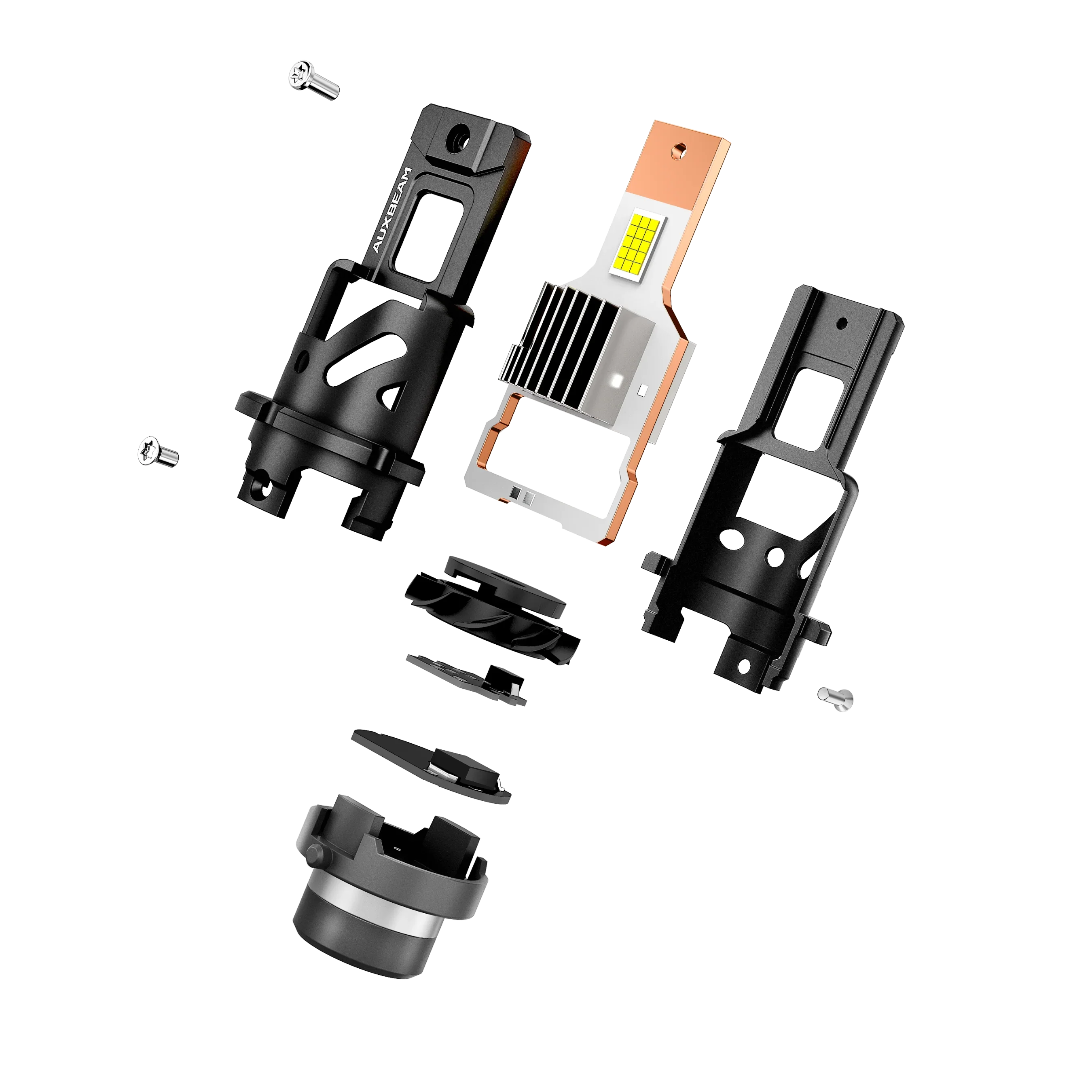 Auxbeam® D4 D4S D4R LED Headlight Bulbs 80W 22000LM D-PRO Series Plug ...