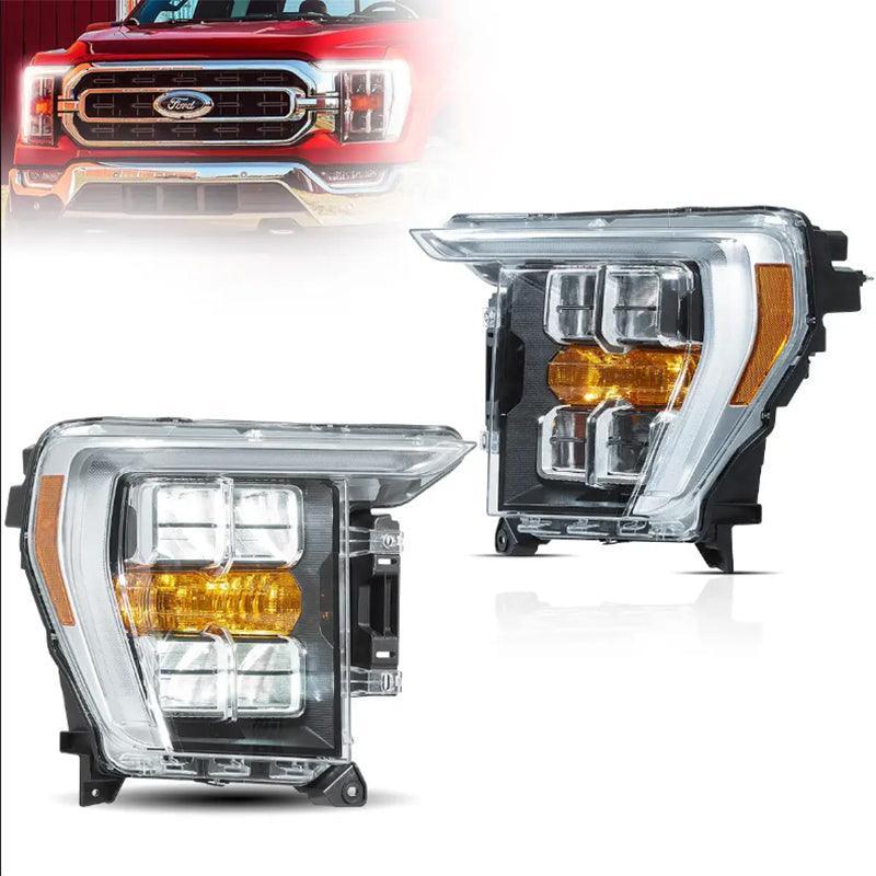 Anzo 111593X-R - 21-23 Ford F-150 (w/Factory Halogen) Z-Series Full LED Proj Headlights - Pass. Side Only