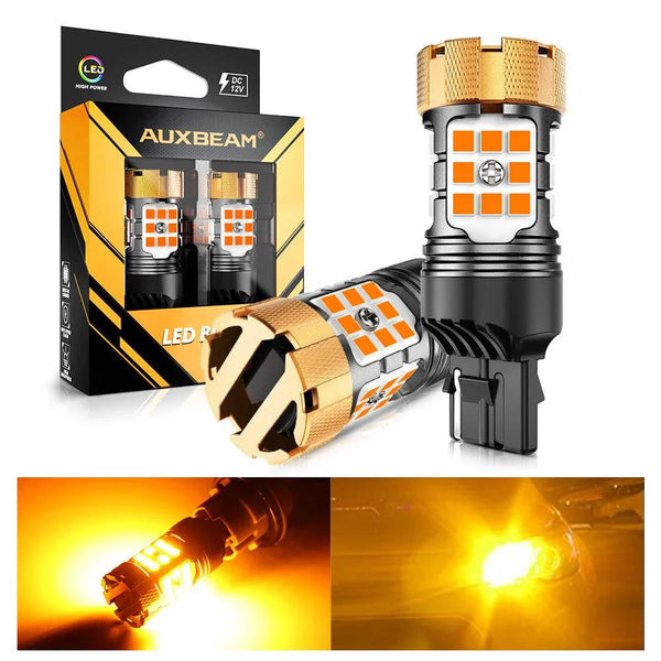 7440 7440A LED Turn Signal Light Rear/Front, Side Maker Light Bulbs 50W ...