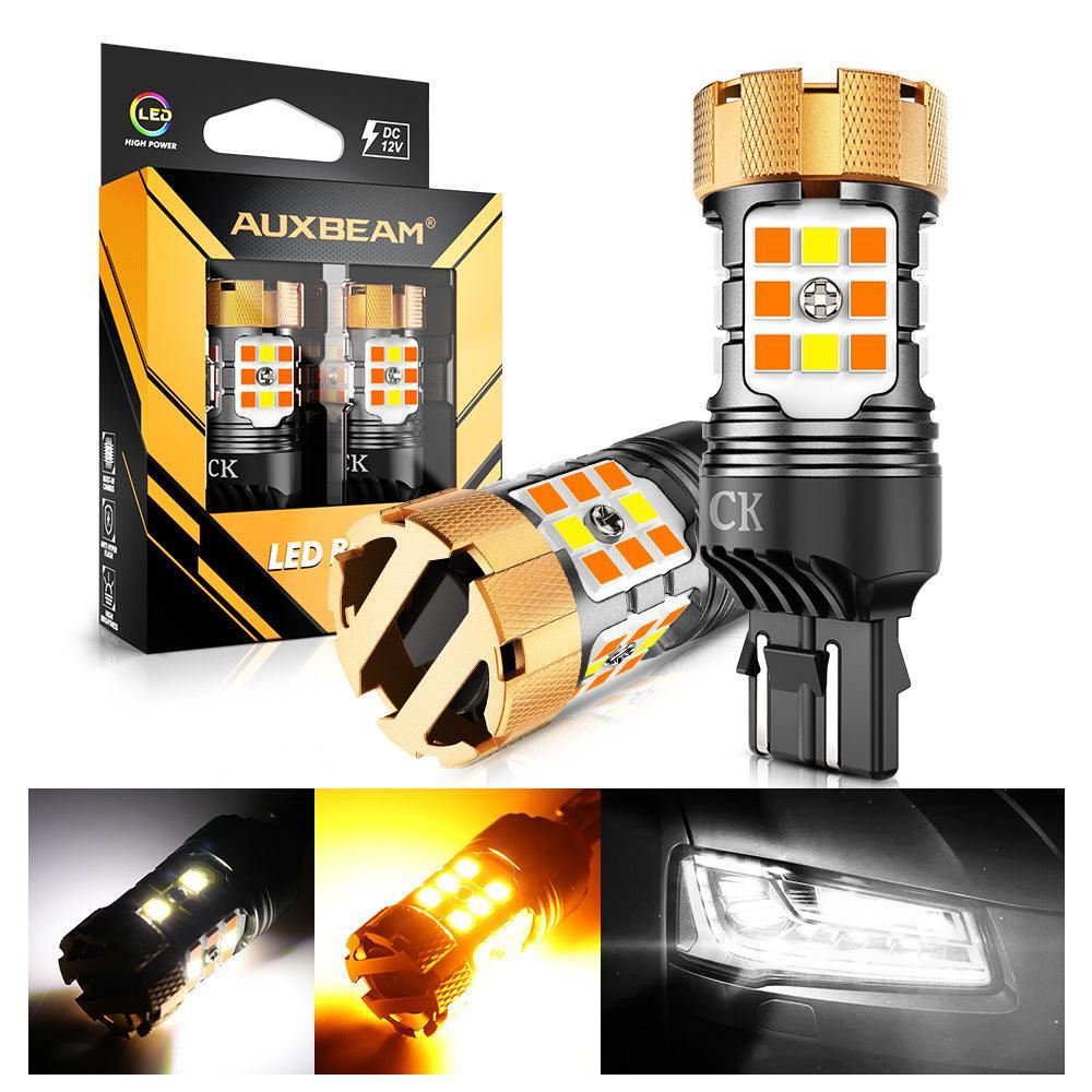 7443 US-CK LED Front Turn Signal & DRL Light Bulbs 500% High Brightness ...