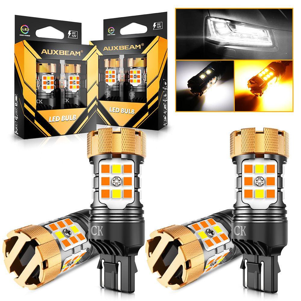 7443 US-CK LED Front Turn Signal & DRL Light Bulbs 500% High Brightness ...