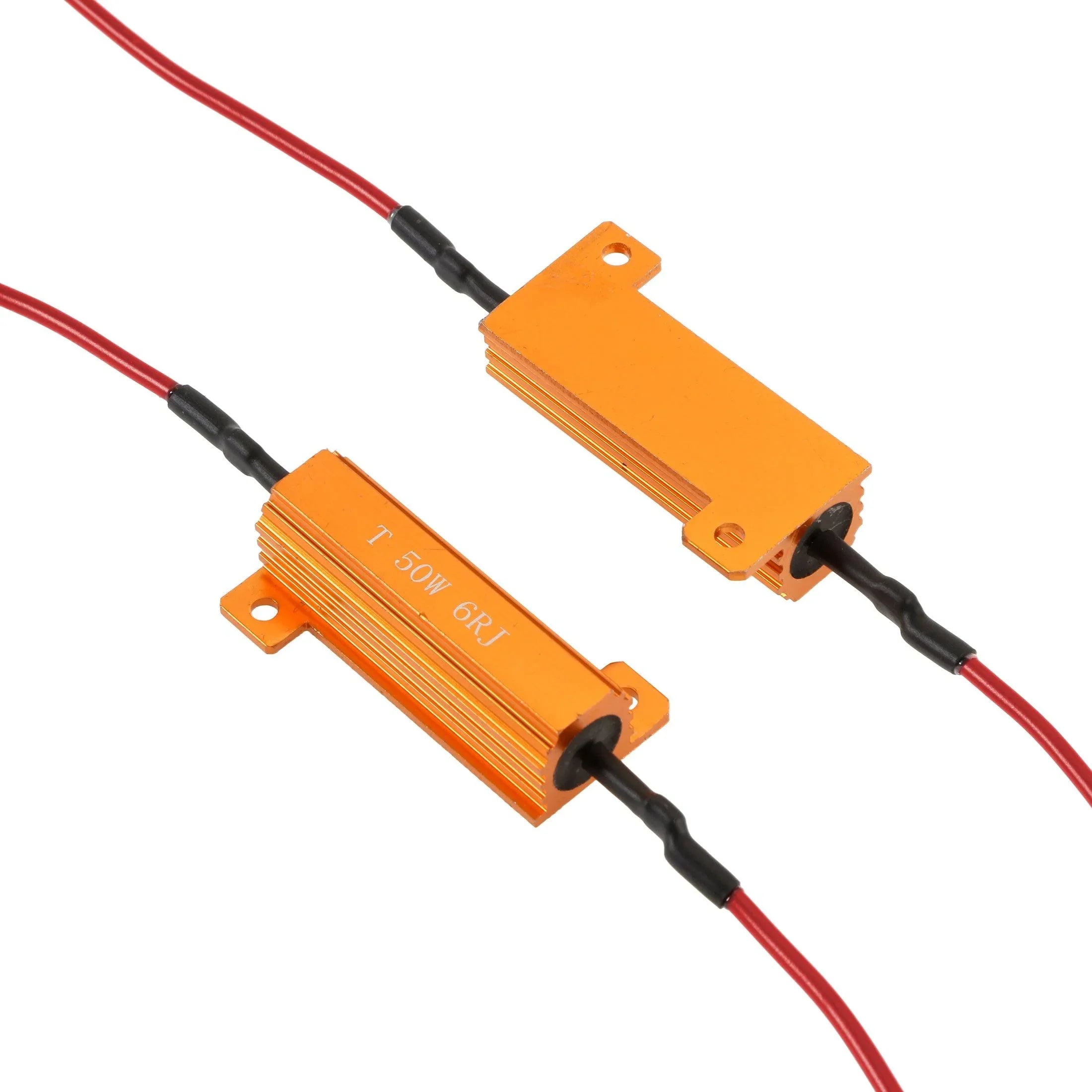 2X LED Resistor 1157 Relay Harness Adapter Anti Flicker Error 2X LED Resistor 1157 Relay Harness Adapter Anti Flicker Error