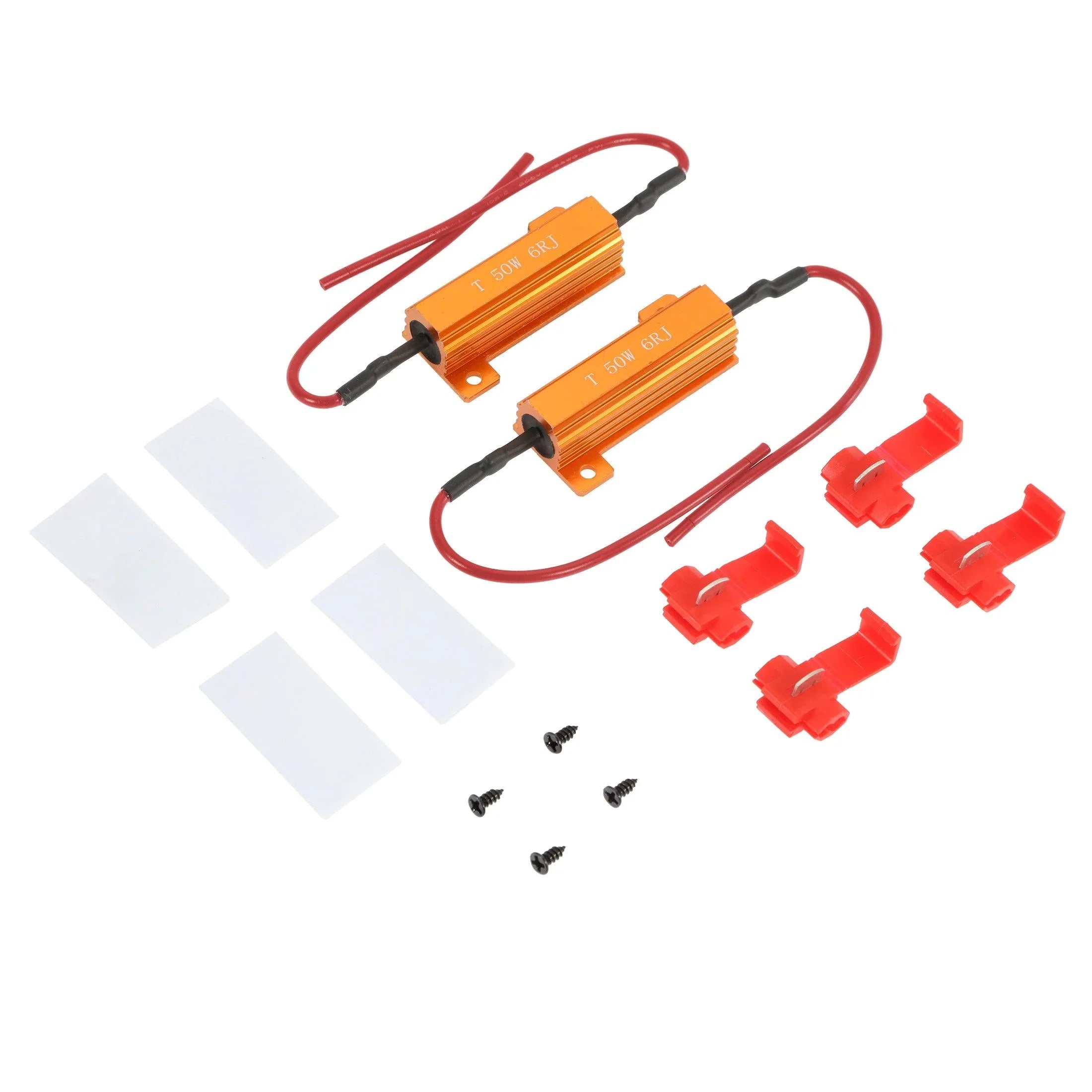 YM E-Bright 10-Pack CANbus Error-Free LED Load Resistor Decoders – T10 T15 W5W, Parking & License Plate