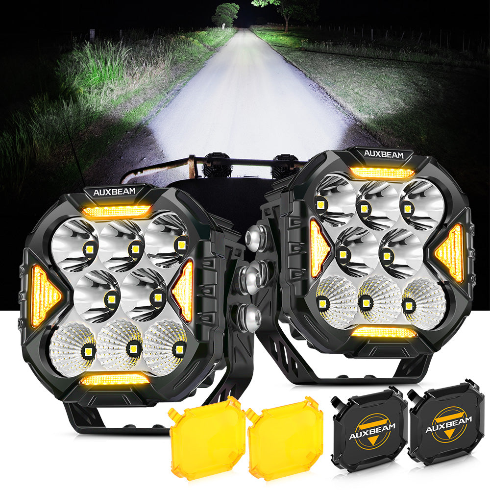 Auxbeam®CUBE-Z Series 4 Inch Combo LED Pod Lights Off Road