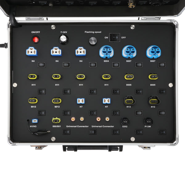 Multifunctional Auto LED Bulbs Tester LED Demo Case with 7- 30V Adjust