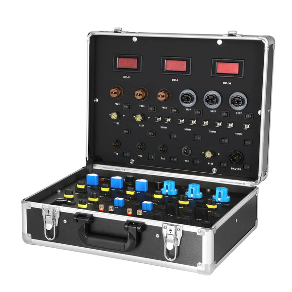 Testing Led Led Multiple Light Kit Multifunctional Auto LED Bulbs Tester LED Demo Case with 7- 30V Adjust
