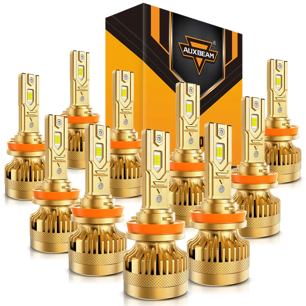 Auxbeam® H11/H9/H8 LED Headlight Bulb | Dual Decoder CAN-BUS Error