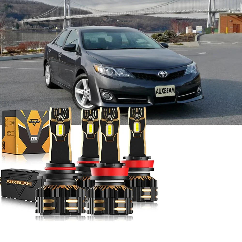 thumbnail image 2 of SHENKENUO 8000K LED Headlight + Fog Light Combo 6x Bulbs Kit For Toyota Camry 2007-2014 - 9005 + H11 + H11 2 of 5