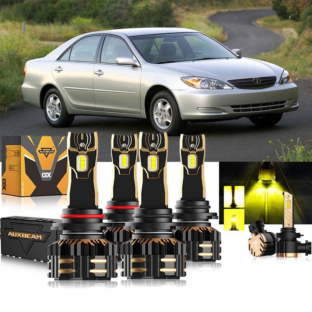 For Toyota Camry 2002 2003 2004 2005 2006 - LED Front Headlight Fog Light Bulbs Kit 6000k White 6 Pack For Toyota Camry 2002 2003 2004 2005 2006 - LED Front Headlight Fog Light Bulbs Kit 6000k White 6 Pack