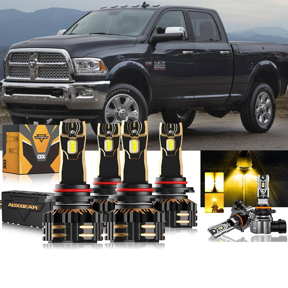 6x White LED Headlight Hi/Lo +Fog Light Bulbs Kit For Dodge RAM 1500 2019 2020 6x White LED Headlight Hi/Lo +Fog Light Bulbs Kit For Dodge RAM 1500 2019 2020