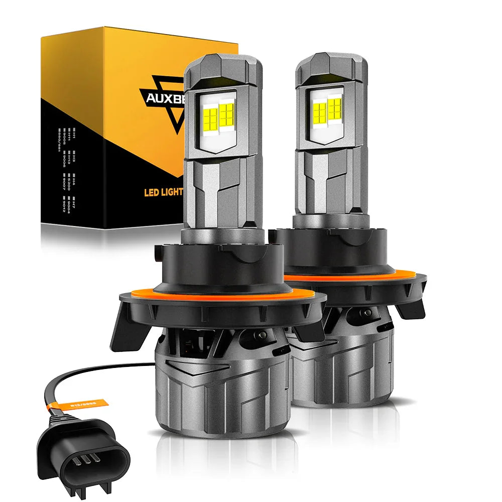 Auxbeam® H13/9008 LED Headlight Bulb|1:1 Mini Size LED Headlight Bulbs