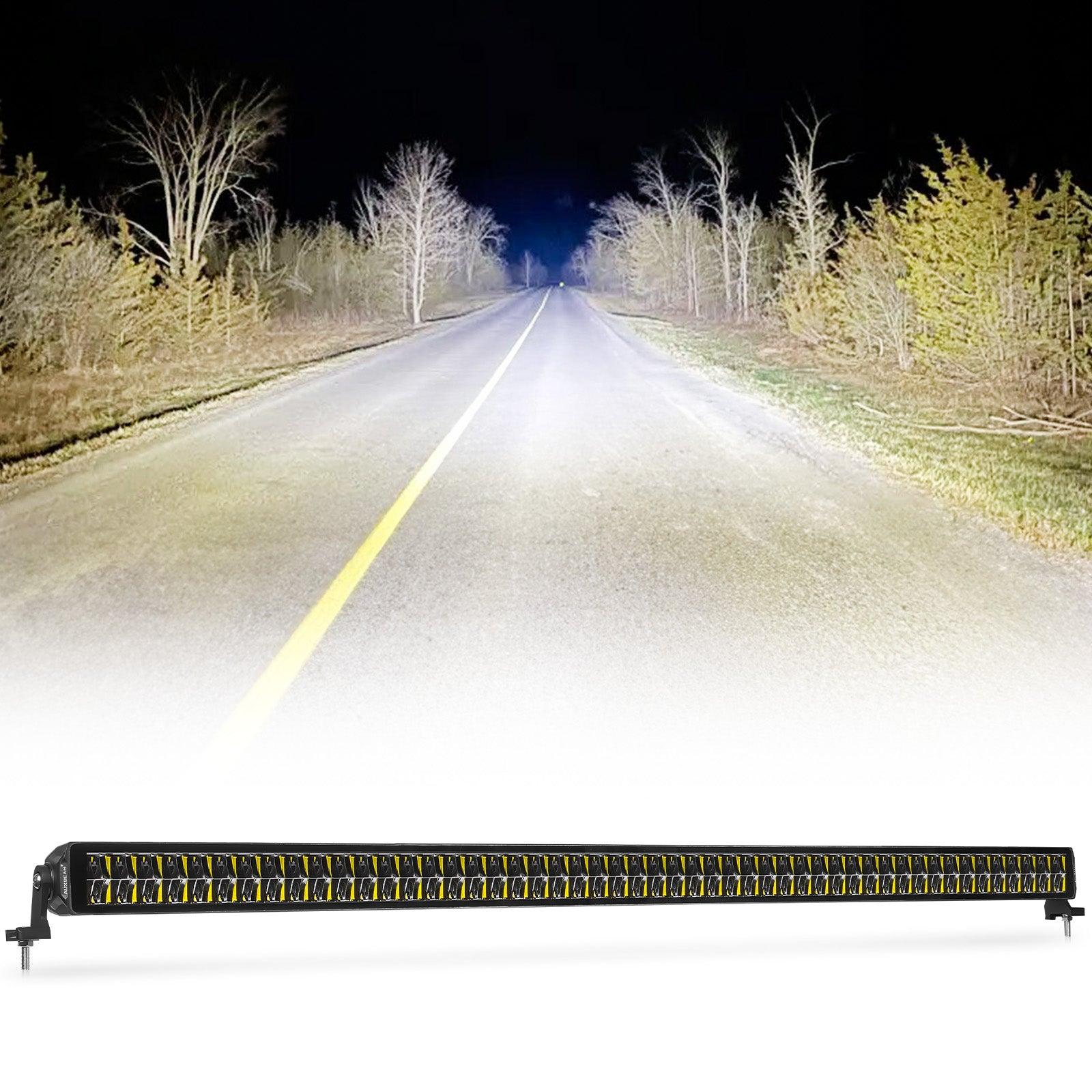 PICAA Barra Led 24 Pollici 180W Per Fuoristrada - Fari Spot 6000K Per Auto, Camion, SUV, 12V/24V - Foto 5