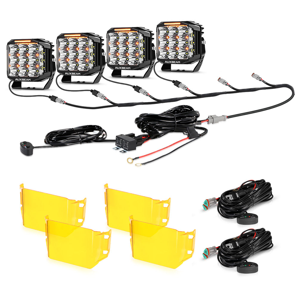 Auxbeam® 7 Inch Side Shooter LED Pod Lights Off Road Lights