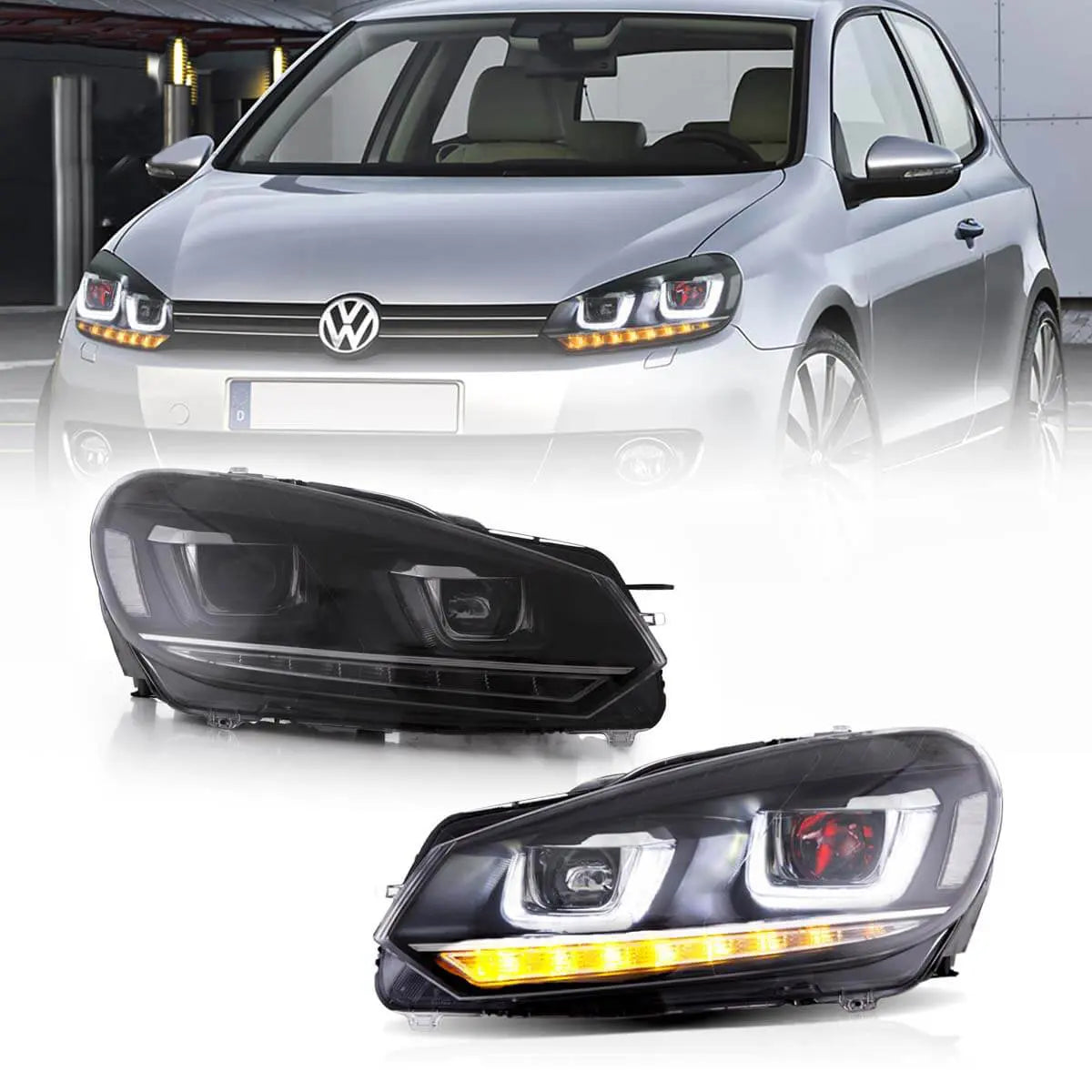 2008-2014 Volkswagen Golf 6th Gen (Mk6/A6 Typ 5K) LED Headlight