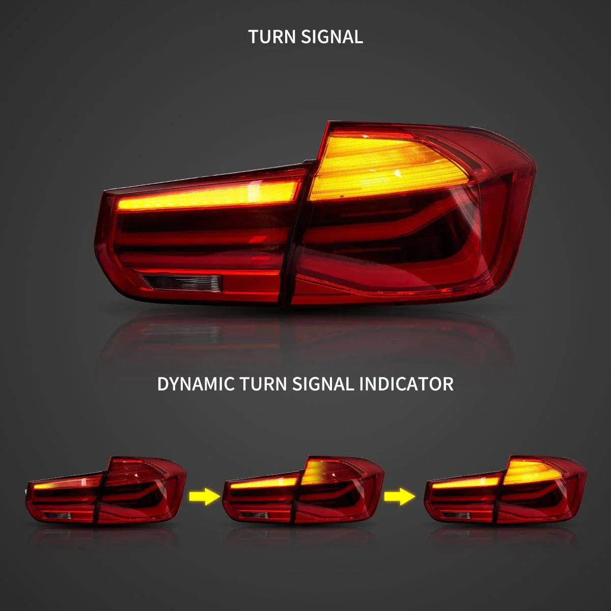 BMW F30 LED Tail Lights: 2012-2019 3 Series Assembly