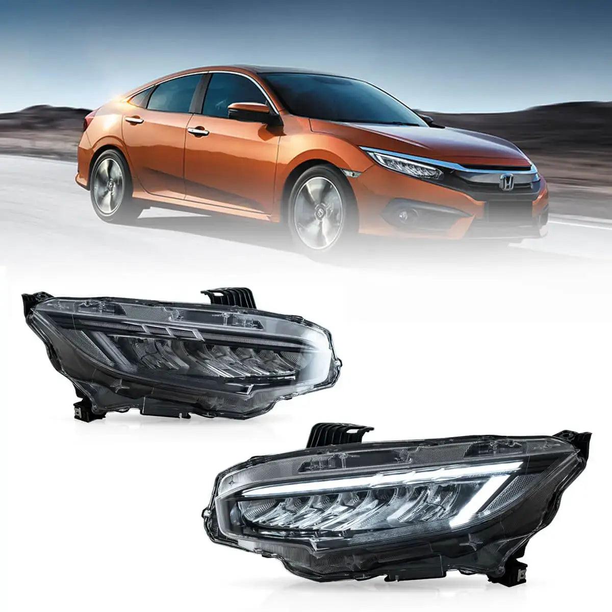 2015 2016 2017 2016 2019 2020 2021 Honda Civic 10th Gen LED