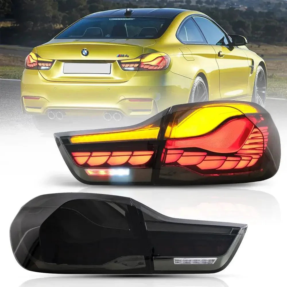 2014-2020 BMW 4 Series/M4 LED Tail Lights Assembly With GTS Style