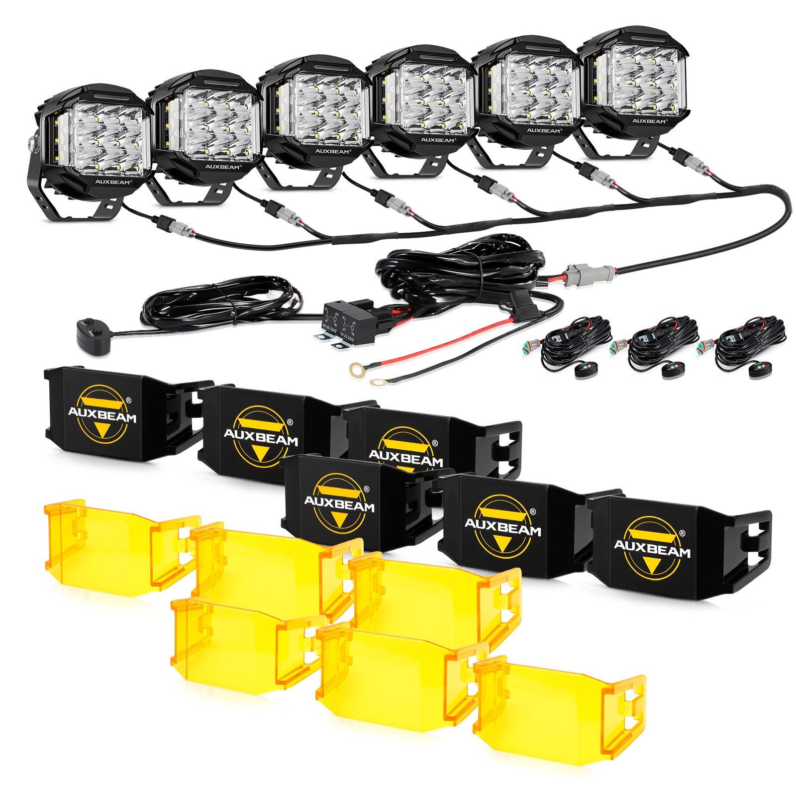 V-MAX Series Combo Beam Side Shooter LED Pod Lights with V-MAX Series Combo Beam Side Shooter LED Pod Lights with