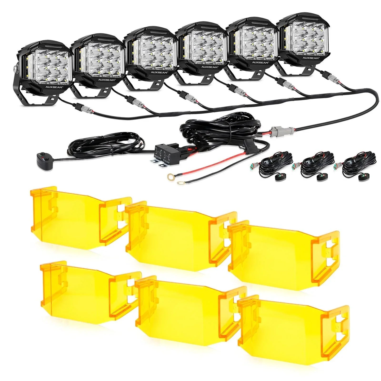 Auxbeam® 5 Inch Side Shooter LED Pod Lights Off Road Lights