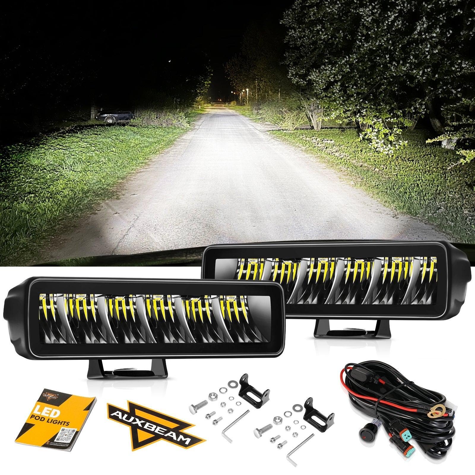 thumbnail image 2 of 2x 6inch 60W LED Work Light Bars – Spot Flood Combo – Offroad SUV ATV Truck Fog Lights 2 of 2