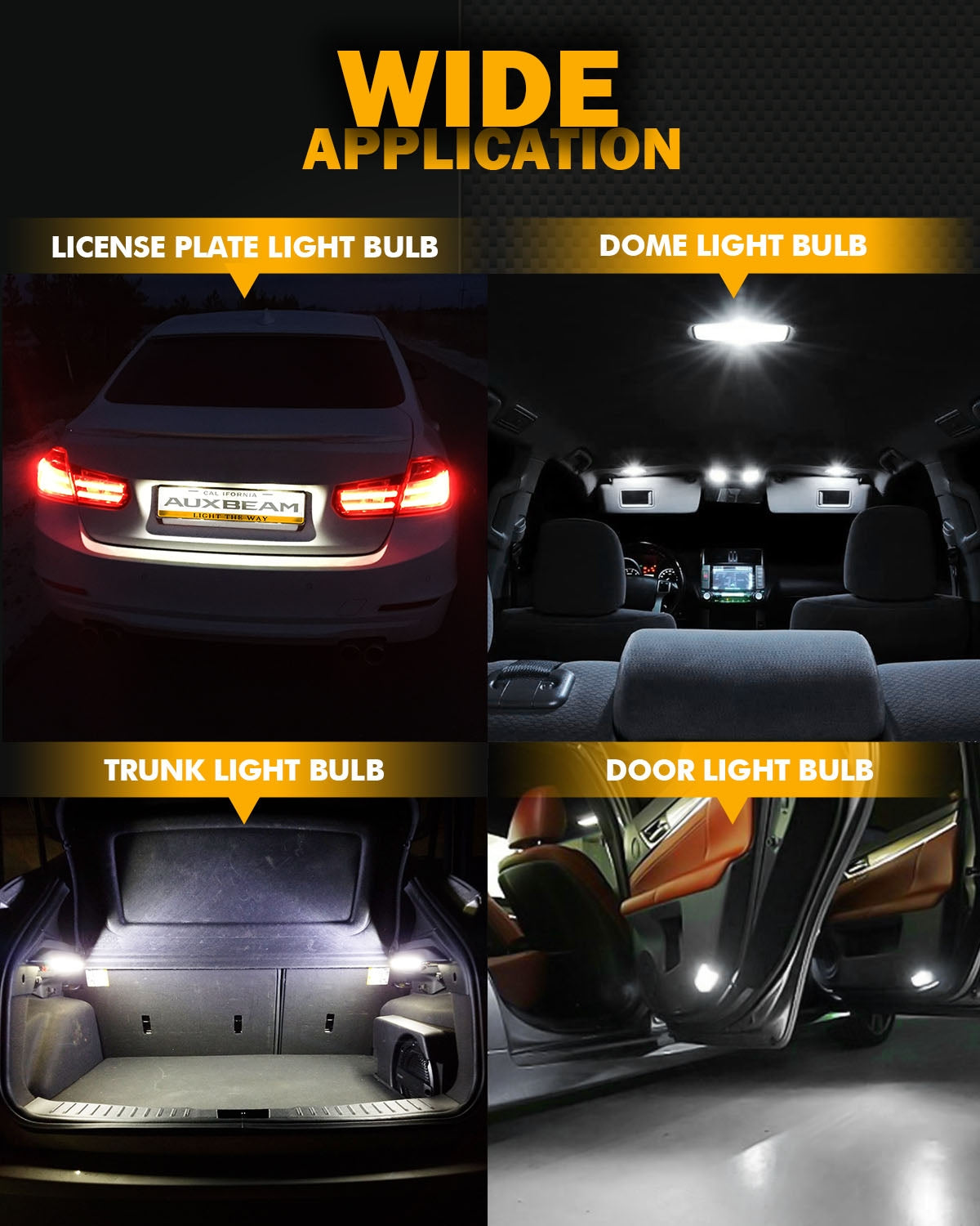 Led Interior Lights, License Plate Light, License Plate Bulb