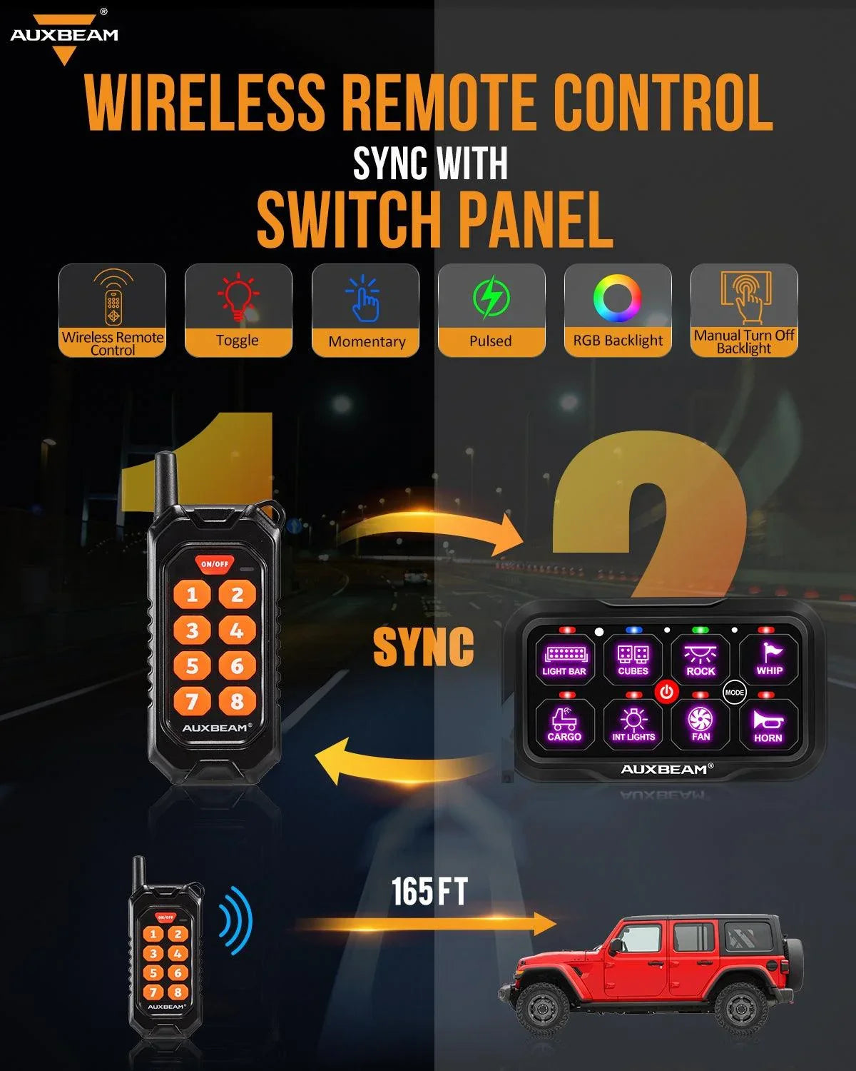 RC-800/RA84 RGB Switch Panel with Remote Controller,Toggle