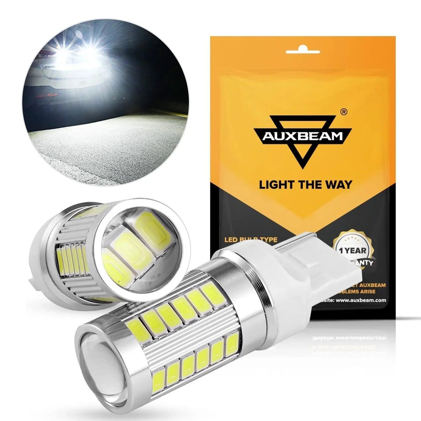 7440 7440A LED Backup Reverse/Turn Signal/Brake Tail Light Bulbs