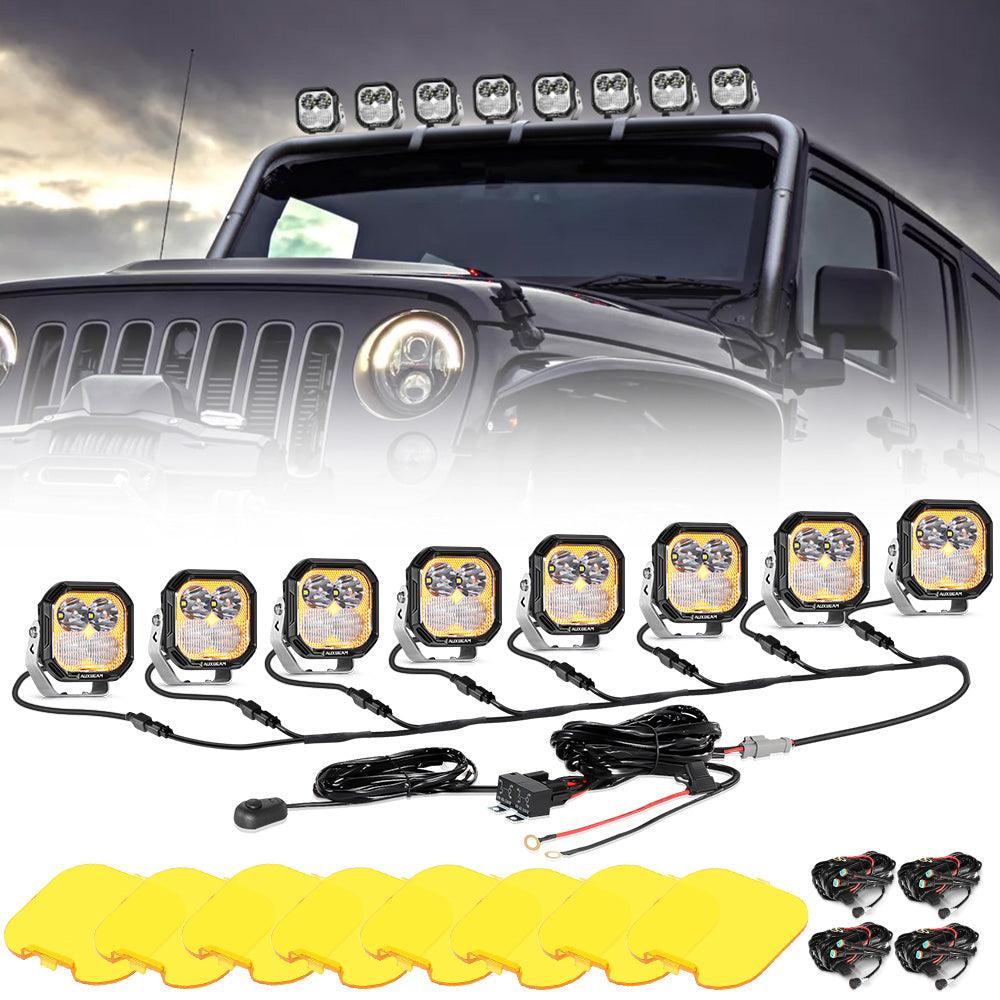 Auxbeam® Color Play Series 3 Inch 100W Combo LED Pod Lights