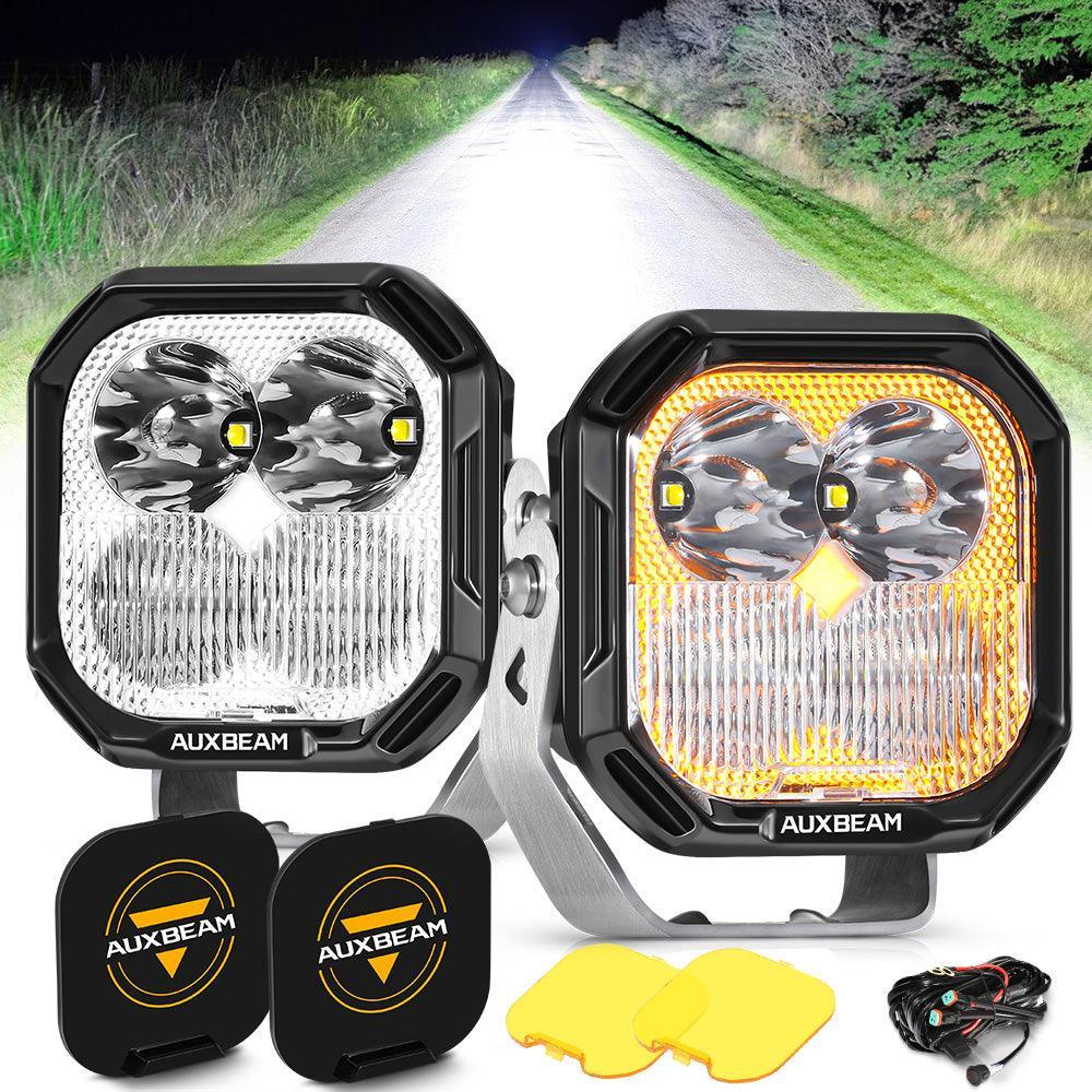 Auxbeam® Color Play Series 3 Inch 100W LED Pod Lights Off Road