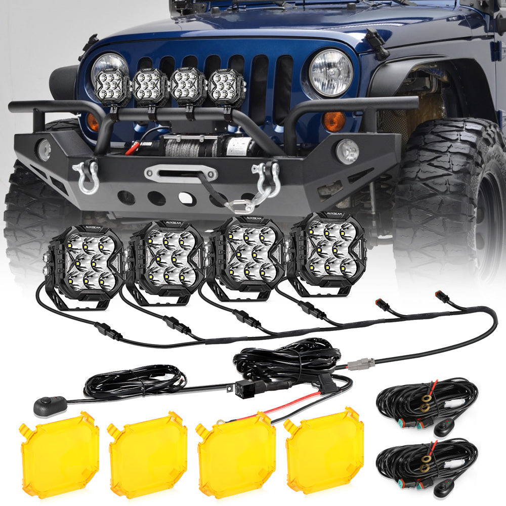 CUBE-Z Series 4 Inch Spot LED Pod Lights Off Road Lights