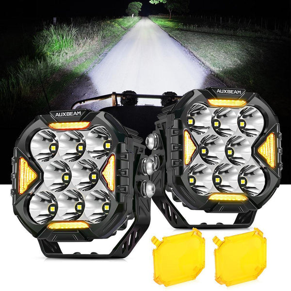 【Kaz】Auxbeamワークライト CUBE-Z Series 4 Inch Spot LED Pod Lights Off Road Lights