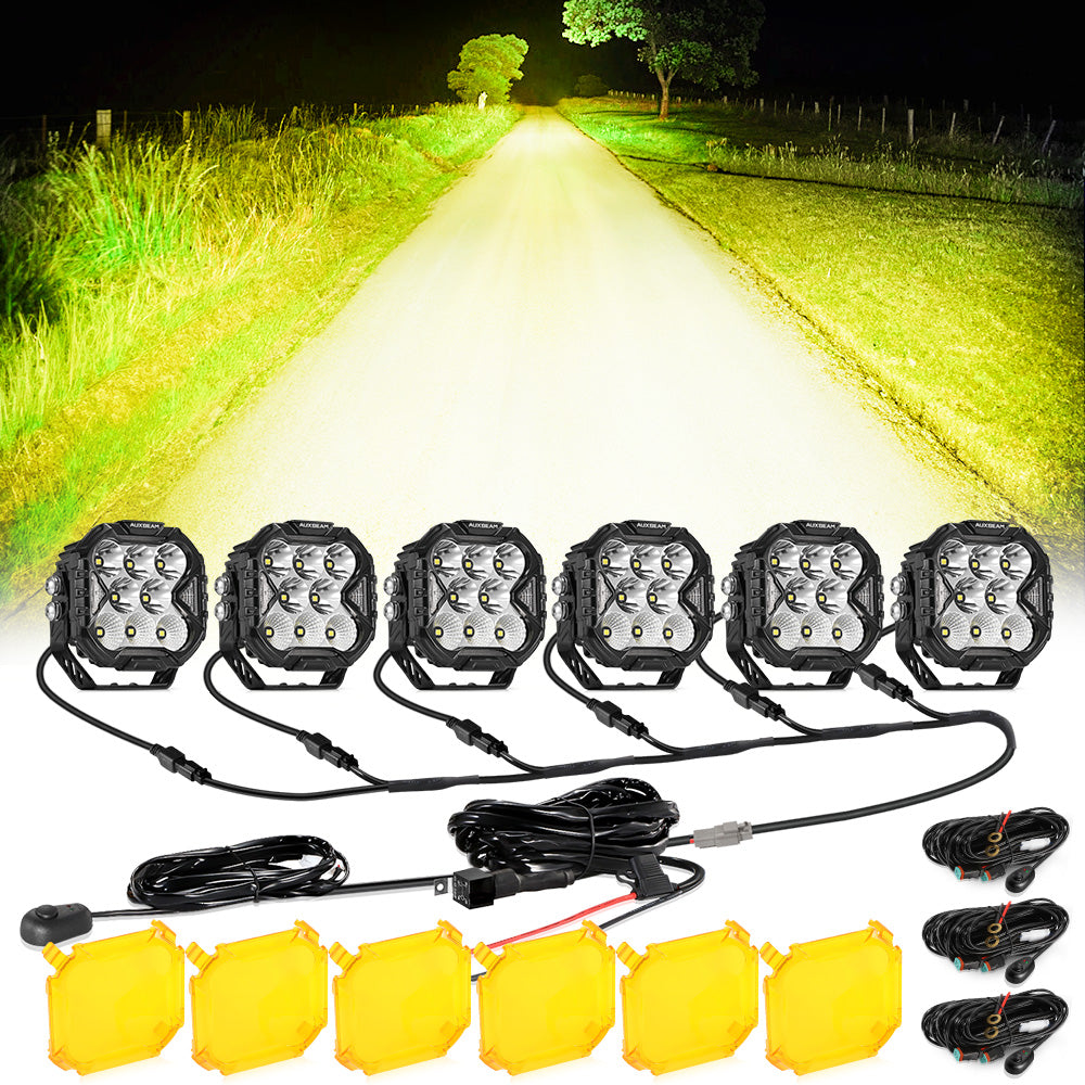 Auxbeam® CUBE-Z Series 4 Inch LED Pod Lights Off Road Lights with