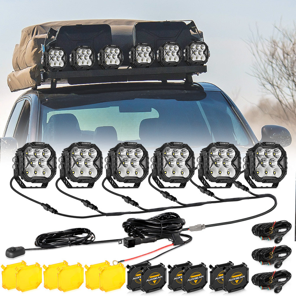 Auxbeam® CUBE-Z Series 4 Inch LED Pod Lights Off Road Lights with