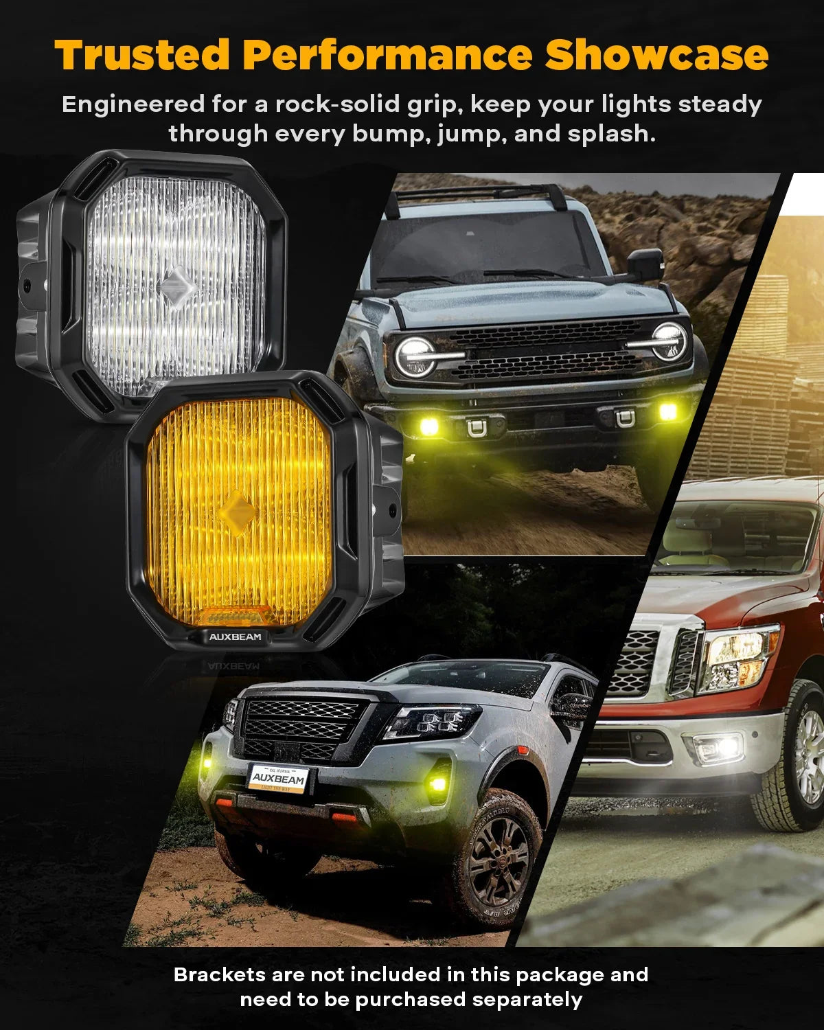 ram 1500 led pod fog light 2006-2009 4Runner Led Fog Light Mount – AlpenWorx