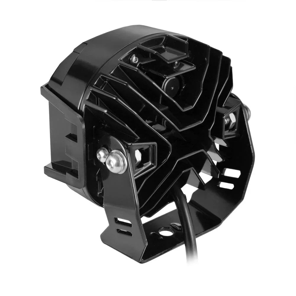 V-max1200 LEDハイマウントライト付き グラブバー V-Max Series LED Pod Light Black Cover Light Shield Cover