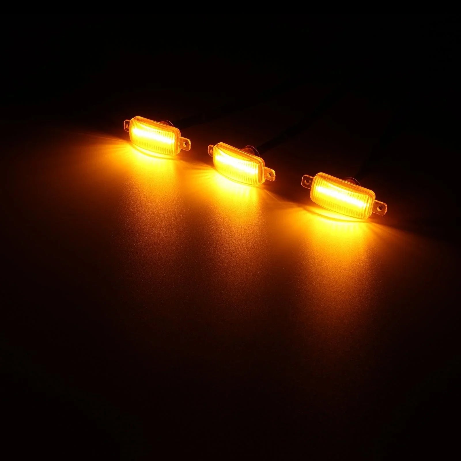 5x Smoked Lens Roof Top Cab Lights White LED For Chevy Silverado 1500 Colorado e