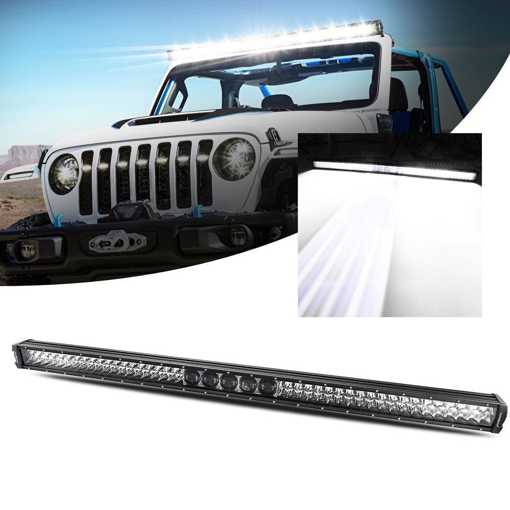 Auxbeam 5D-PRO Series Spot light bar, Off Road Led Light Bar with 5D ...