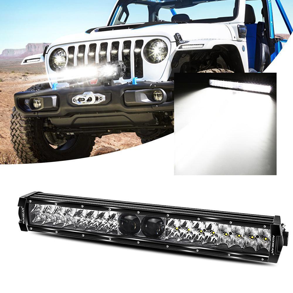 Auxbeam 5D-PRO Series Spot light bar, Off Road Led Light Bar with 5D ...