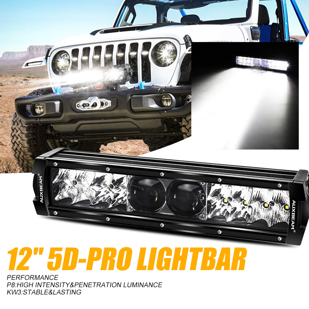 LumenBasic 12 Volt Light Bar LED - 13 Lighting with ON/OFF Switch with 12v  Adaptor Clip-on Battery Clamp for Outdoor Camping RV Boat interior Car Van