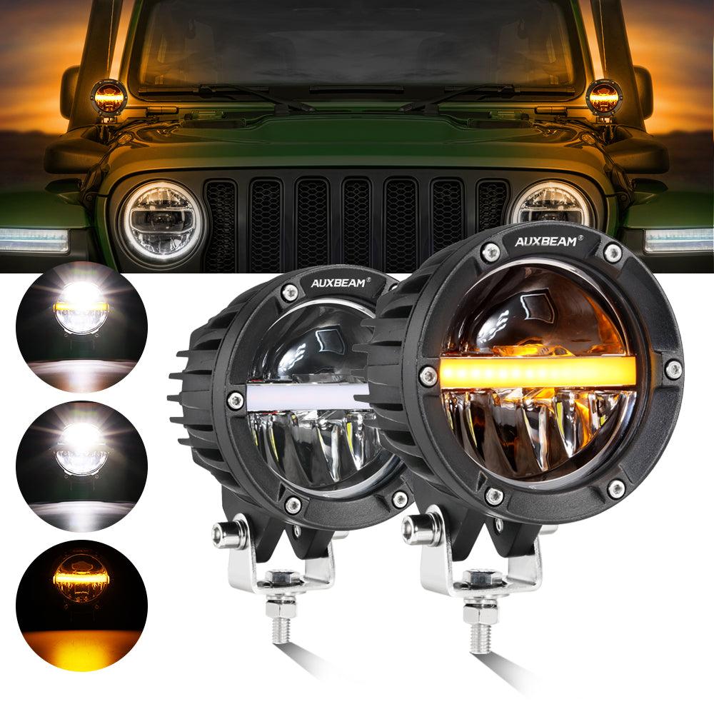Amazon.com: Auxbeam 4 Inch LED Square Pod Light, 60W Led