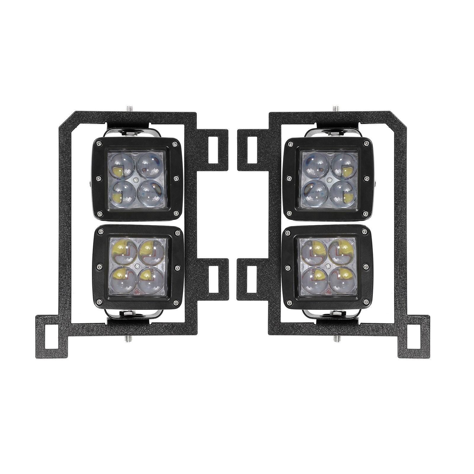thumbnail image 2 of ACROPIX Pair Of Fog Lights For Dodge Ram 1500/2500/3500 2003-2010 – Complete Kit With Bulbs & Brackets, Clear Lens, Yellow Light 2 of 12