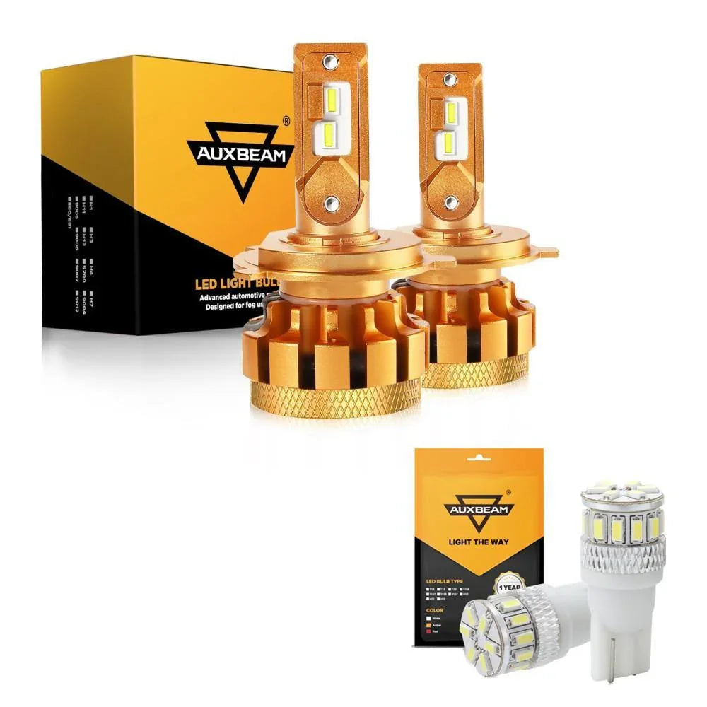 2000-2003 HONDA CIVIC H4 9003 HIGH and LOW BEAM LED HEADLight Bulbs