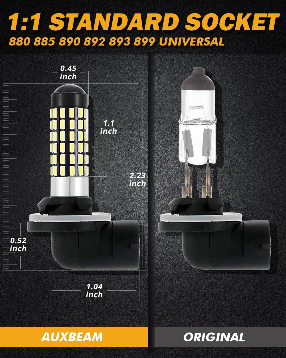 Lampadine LED Auto Aramox 881/862/886 - 2 Pezzi 12-24V 50W 6000K Bianco Freddo Per Fendinebbia E Fari - Foto 2