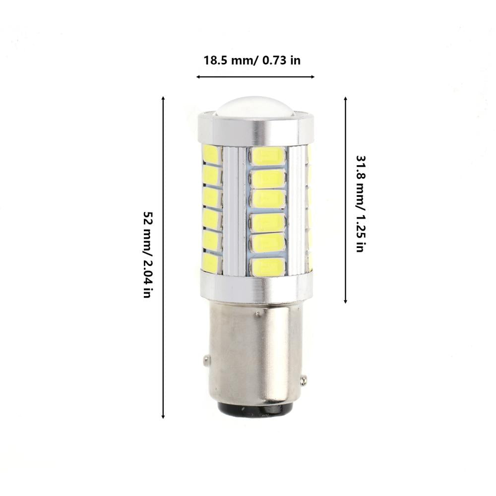 P21W/5W CANBUS BAY15D 1157 21 LEDS SMD 3030 (DOBLE POLO)